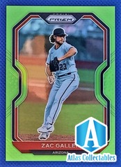 Zac Gallen • 2021 Prizm Green #65 • Arizona Diamondbacks